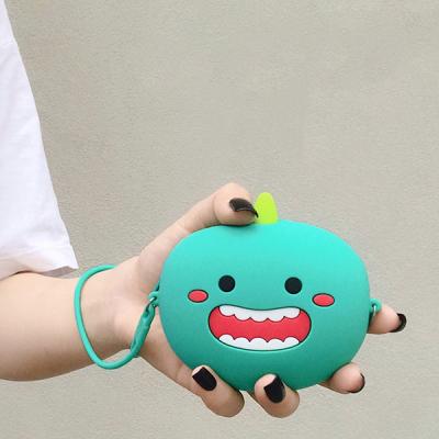 Carttoon silicone coin purse